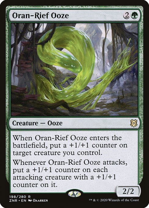 Oran-Rief Ooze - Zendikar Rising Rare Card