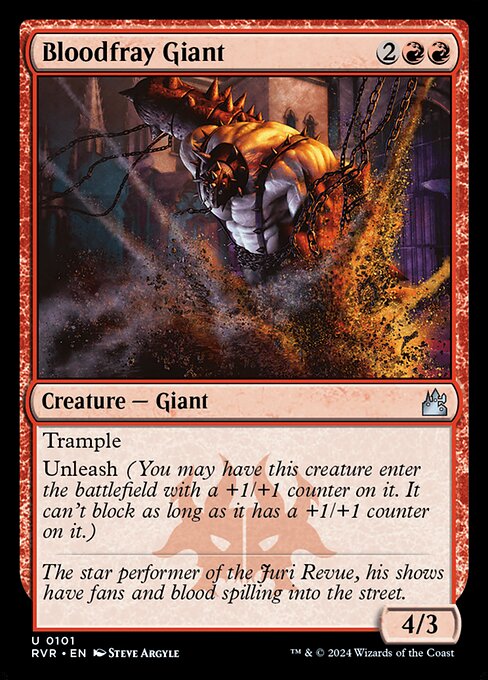 Bloodfray Giant - Ravnica Remastered Uncommon Card
