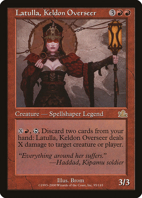 Latulla, Keldon Overseer - Prophecy Rare Card