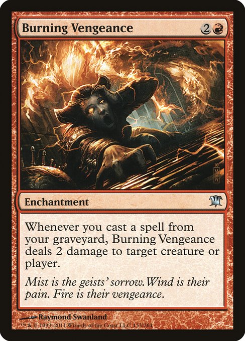 Burning Vengeance - Innistrad Uncommon Card