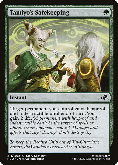 Tamiyo's Safekeeping - Kamigawa: Neon Dynasty Common Card