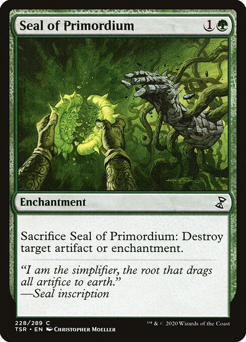 Seal of Primordium - Time Spiral Remastered Common Card