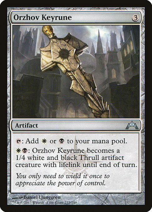 Orzhov Keyrune - Gatecrash Uncommon Card