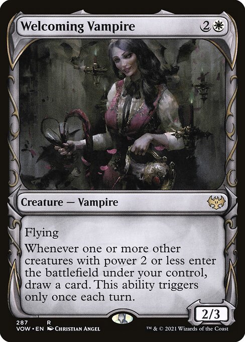 Welcoming Vampire - Innistrad: Crimson Vow Rare Card