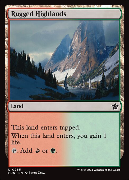Rugged Highlands - Foundations Common Card
