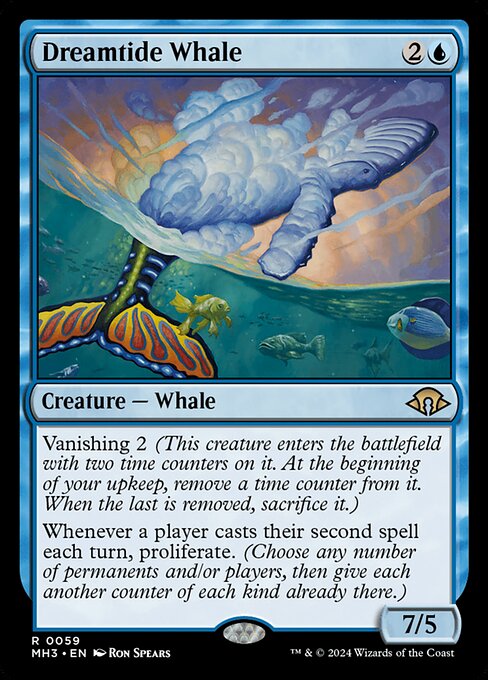 Dreamtide Whale - Modern Horizons 3 Rare Card