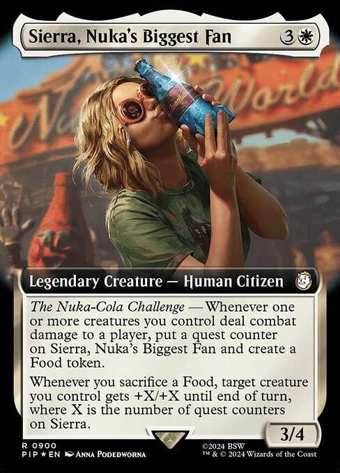 Sierra, Nuka's Biggest Fan - Fallout Rare Card
