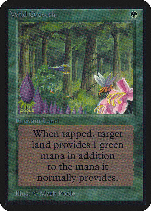 Wild Growth - Limited Edition Alpha Common Card