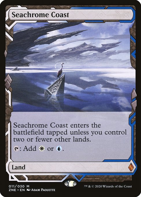 Seachrome Coast - Zendikar Rising Expeditions Mythic Card
