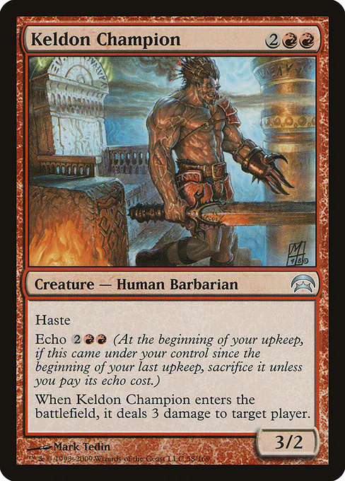 Keldon Champion - Planechase Uncommon Card