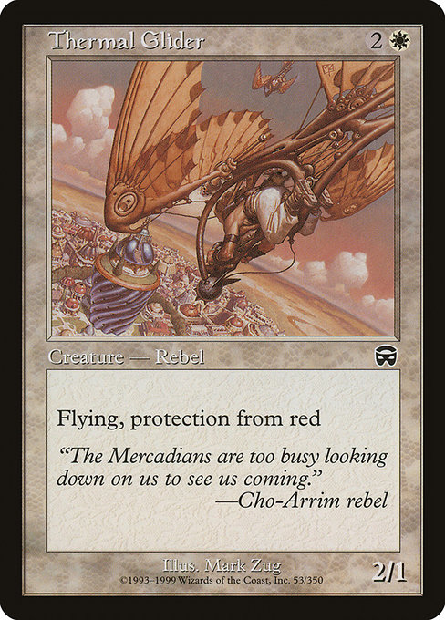 Thermal Glider - Mercadian Masques Common Card