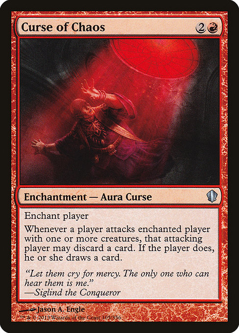 Curse of Chaos - Commander 2013 Uncommon Card