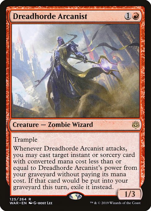 Dreadhorde Arcanist - War of the Spark Rare Card