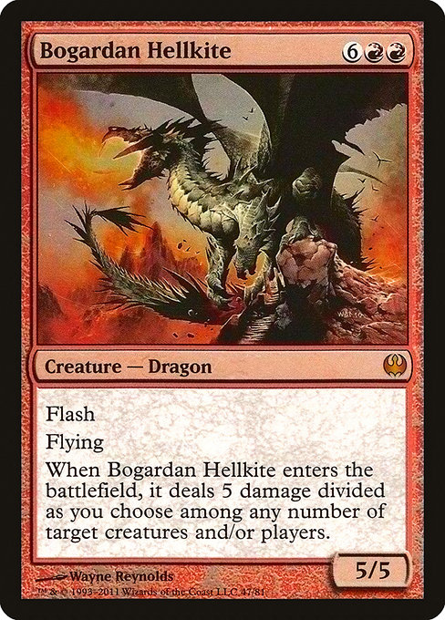 Bogardan Hellkite - Duel Decks: Knights vs. Dragons Mythic Card