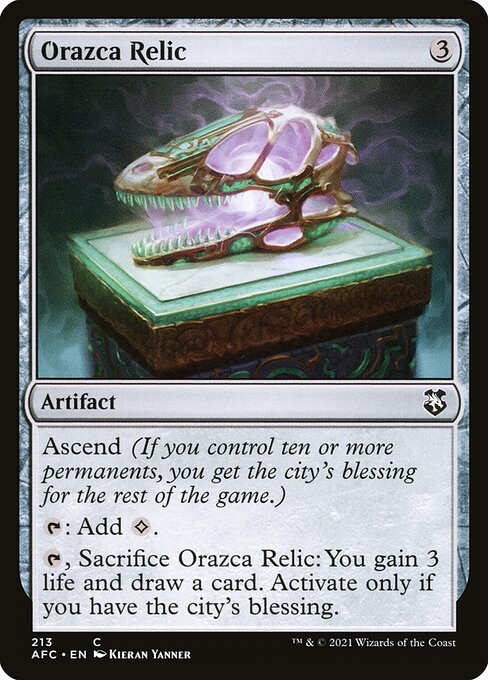 Orazca Relic - Forgotten Realms Commander Common Card