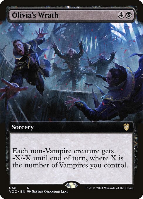 Olivia's Wrath - Crimson Vow Commander Rare Card