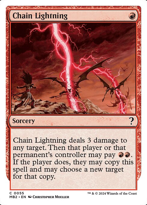 Chain Lightning - Mystery Booster 2 Common Card