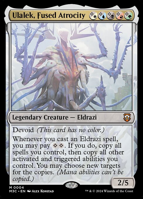 Ulalek, Fused Atrocity - Modern Horizons 3 Commander Mythic Card