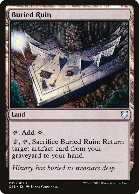 Buried Ruin - Commander 2018 Uncommon Card