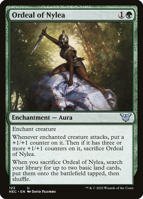 Ordeal of Nylea - Neon Dynasty Commander Uncommon Card