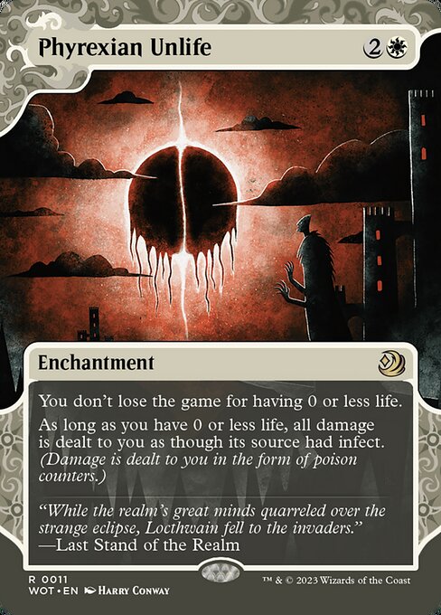Phyrexian Unlife - Wilds of Eldraine: Enchanting Tales Rare Card