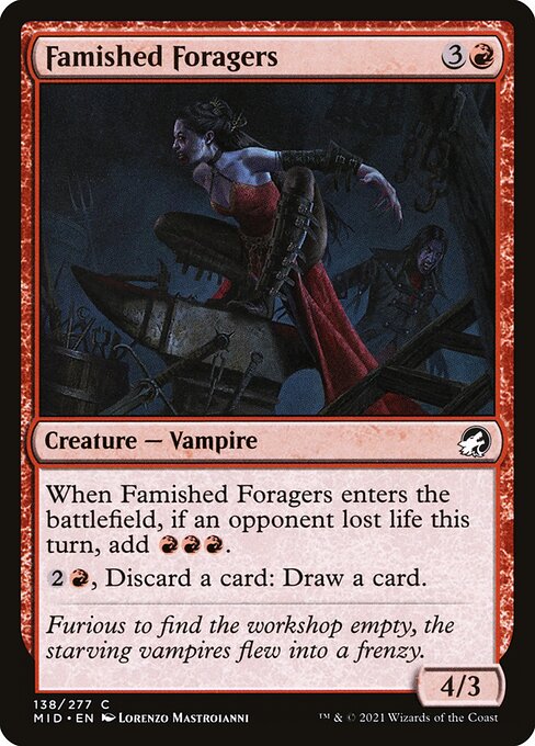 Famished Foragers - Innistrad: Midnight Hunt Common Card