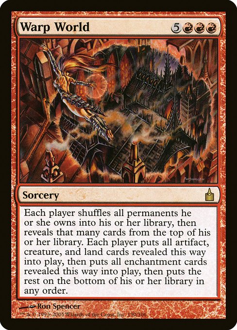 Warp World - Ravnica: City of Guilds Rare Card