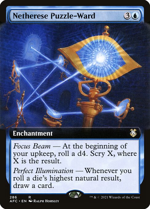 Netherese Puzzle-Ward - Forgotten Realms Commander Rare Card