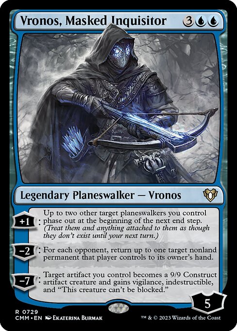 Vronos, Masked Inquisitor - Commander Masters Rare Card