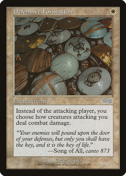 Defensive Formation - Urza's Saga Uncommon Card