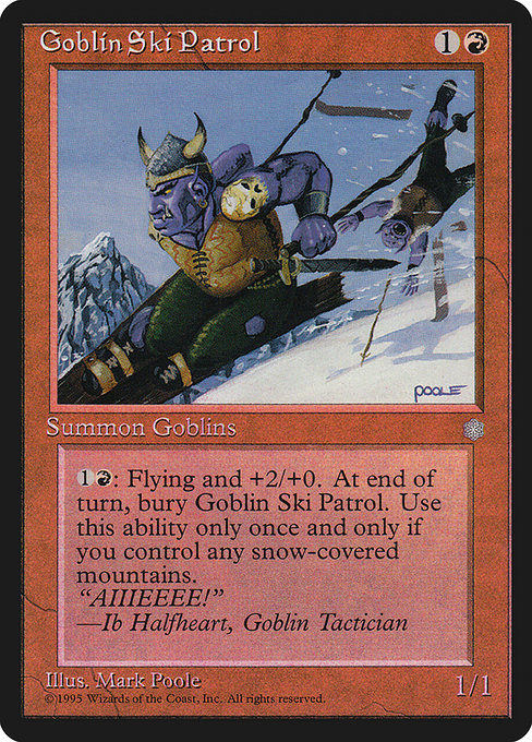 Goblin Ski Patrol - Ice Age Common Card