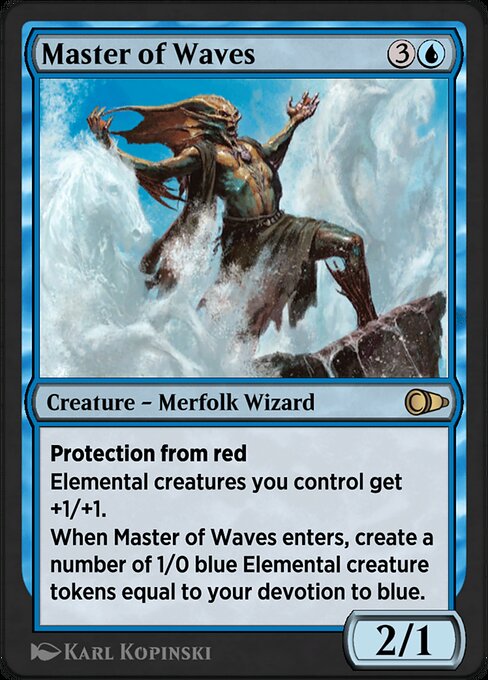 Master of Waves - Pioneer Masters Rare Card