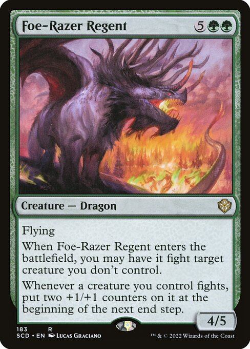 Foe-Razer Regent - Starter Commander Decks Rare Card
