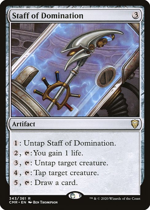 Staff of Domination - Commander Legends Rare Card