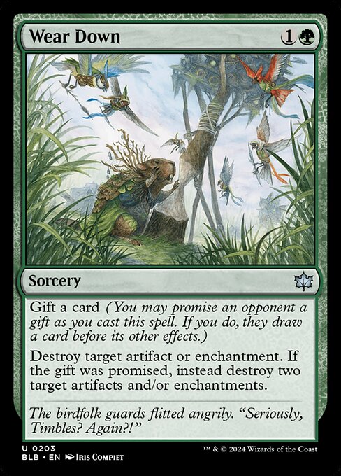 Wear Down - Bloomburrow Uncommon Card