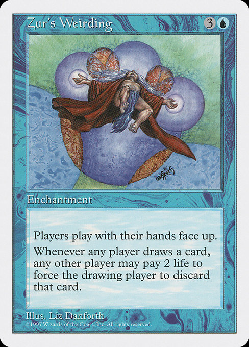 Zur's Weirding - Fifth Edition Rare Card