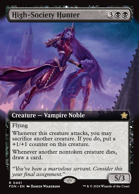 High-Society Hunter - Foundations Rare Card