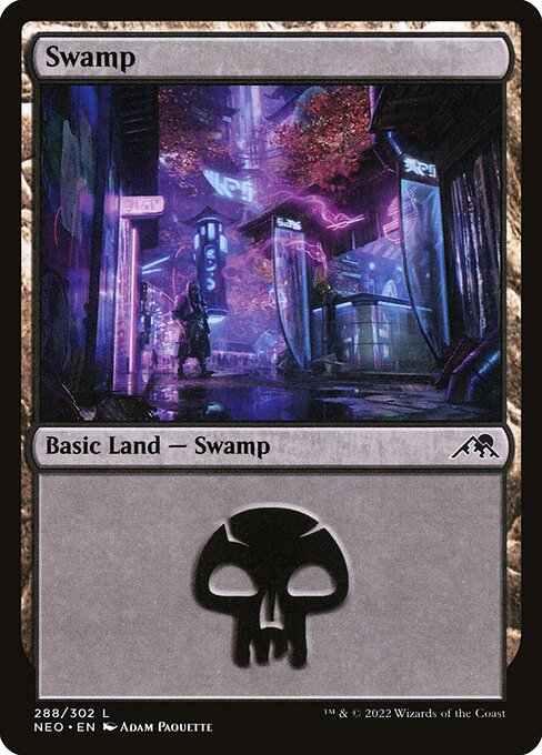Swamp - Kamigawa: Neon Dynasty Common Card