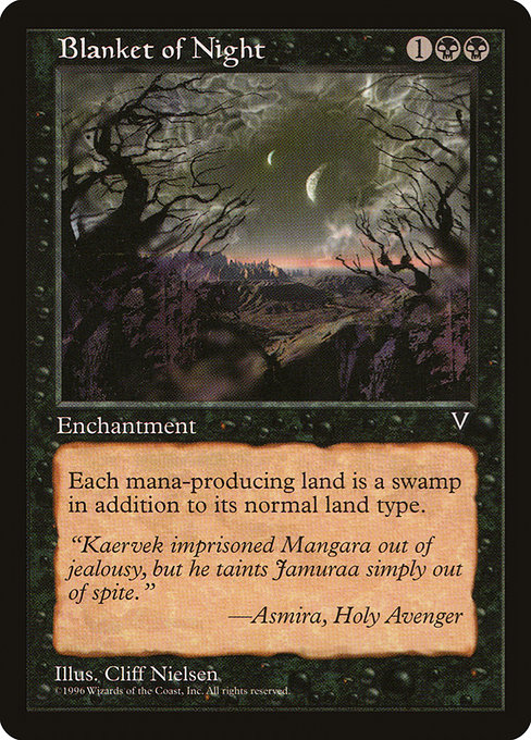Blanket of Night - Visions Uncommon Card
