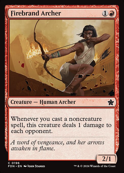 Firebrand Archer - Foundations Common Card