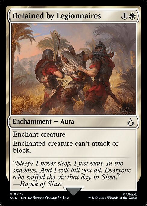 Detained by Legionnaires - Assassin's Creed Common Card