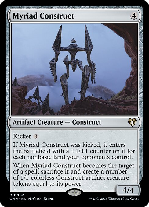 Myriad Construct - Commander Masters Rare Card