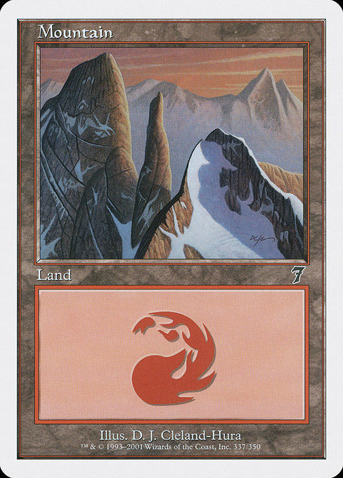 Mountain - Seventh Edition Common Card