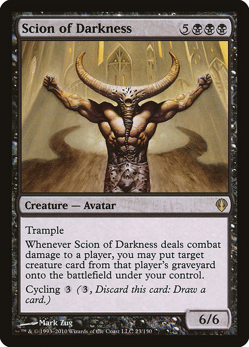 Scion of Darkness - Archenemy Rare Card