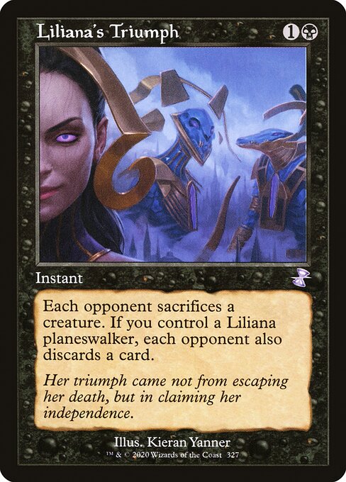 Liliana's Triumph - Time Spiral Remastered Special Card
