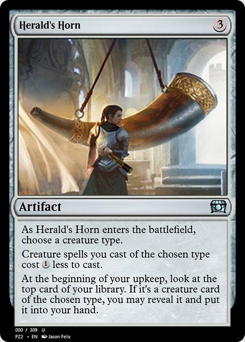 Herald's Horn - Treasure Chest Uncommon Card