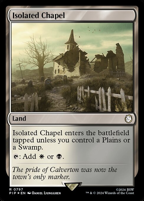 Isolated Chapel - Fallout Rare Card