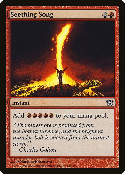 Seething Song - Ninth Edition Common Card