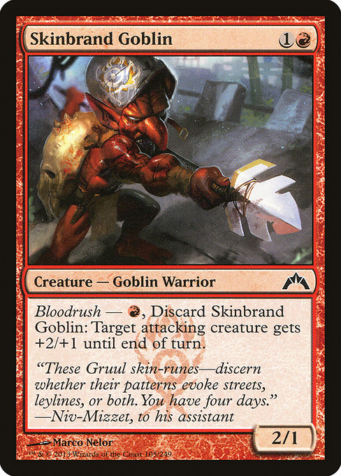 Skinbrand Goblin - Gatecrash Common Card