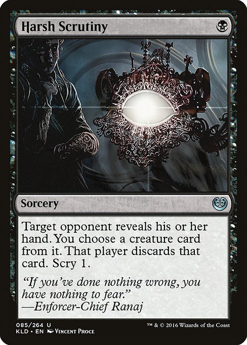 Harsh Scrutiny - Kaladesh Uncommon Card